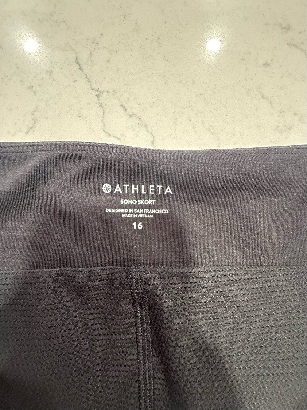 Athleta Black SoHo Skort Women’s Tennis Golf Pockets Size 16 - Picture 7 of 10